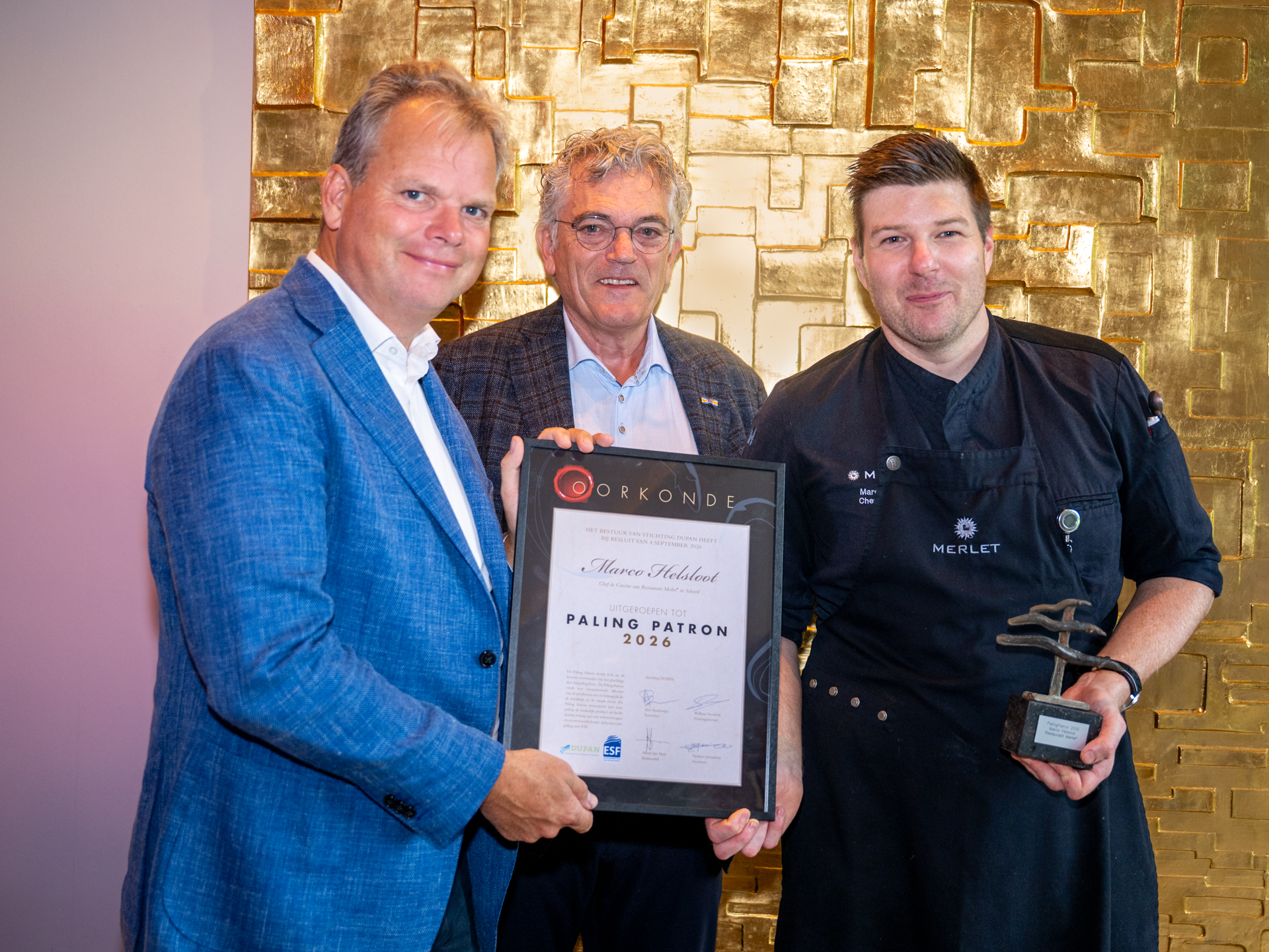 Marin van Bourgonje, Alex Koelewijn en Marco Helsloot